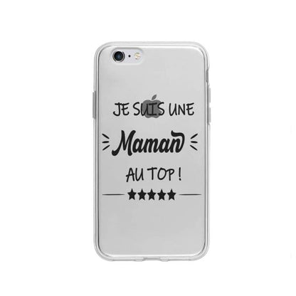 Coque Pour iPhone 6 "Maman au Top" - Coque Wiqeo 5€-10€, Géraud Fournier, iPhone 6, Mignon Wiqeo, Déstockeur de Coques Pour iPhone