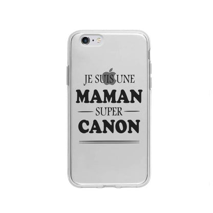 Coque Pour iPhone 6 "Maman Canon" - Coque Wiqeo 5€-10€, Géraud Fournier, iPhone 6, Mignon Wiqeo, Déstockeur de Coques Pour iPhone