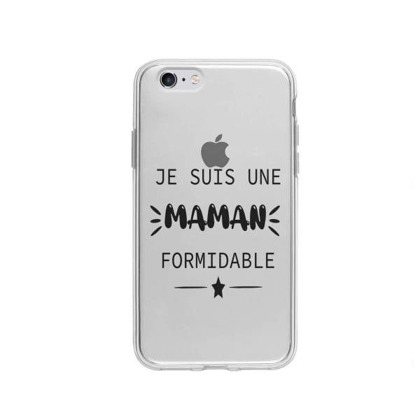 Coque Pour iPhone 6 "Maman Formidable" - Coque Wiqeo 5€-10€, Géraud Fournier, iPhone 6, Mignon Wiqeo, Déstockeur de Coques Pour iPhone