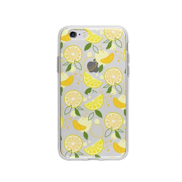 Coque Pour iPhone 6 Motif Citron - Coque Wiqeo 5€-10€, Estelle Adam, Illustration, iPhone 6, Motif Wiqeo, Déstockeur de Coques Pour iPhone