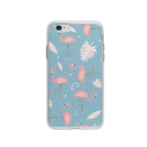 Coque Pour iPhone 6 Motif Flamant Rose - Coque Wiqeo 5€-10€, Estelle Adam, Feuilles, iPhone 6, Motif Wiqeo, Déstockeur de Coques Pour iPhone