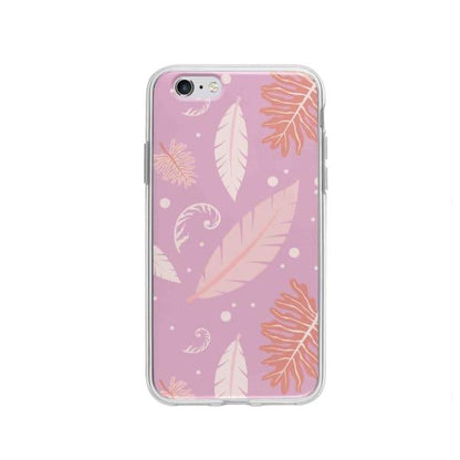 Coque Pour iPhone 6 Nature Rose - Coque Wiqeo 5€-10€, Estelle Adam, Feuilles, iPhone 6, Motif Wiqeo, Déstockeur de Coques Pour iPhone