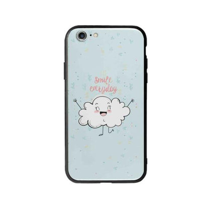 Coque Pour iPhone 6 Nuage Souriant - Coque Wiqeo 5€-10€, Géraud Fournier, Illustration, iPhone 6, Mignon Wiqeo, Déstockeur de Coques Pour iPhone