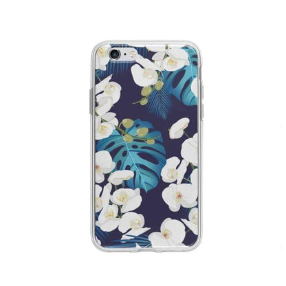 Coque Pour iPhone 6 Orchidée Tropicale - Coque Wiqeo 5€-10€, Albert Dupont, Fleur, iPhone 6, Motif Wiqeo, Déstockeur de Coques Pour iPhone