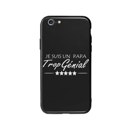 Coque Pour iPhone 6 "Papa Génial" - Coque Wiqeo 5€-10€, Estelle Adam, iPhone 6, Motif Wiqeo, Déstockeur de Coques Pour iPhone