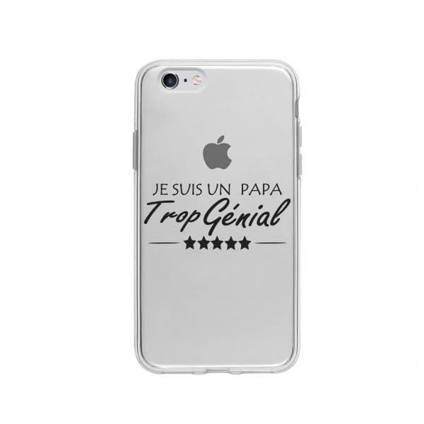 Coque Pour iPhone 6 "Papa Génial" - Coque Wiqeo 5€-10€, Estelle Adam, iPhone 6, Motif Wiqeo, Déstockeur de Coques Pour iPhone