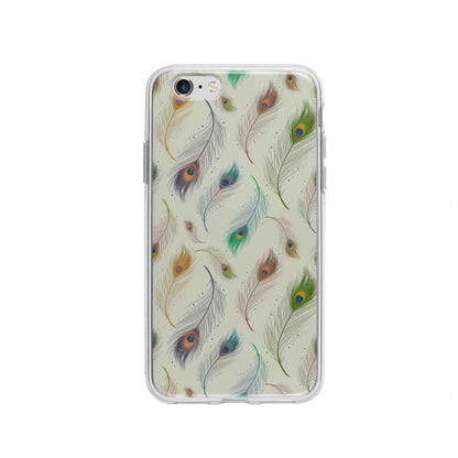 Coque Pour iPhone 6 Plumes de Paon - Coque Wiqeo 5€-10€, Estelle Adam, Illustration, iPhone 6, Motif Wiqeo, Déstockeur de Coques Pour iPhone