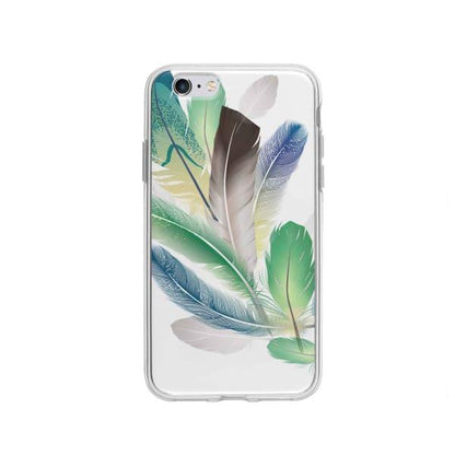 Coque Pour iPhone 6 Plumes - Coque Wiqeo 5€-10€, Estelle Adam, Illustration, iPhone 6 Wiqeo, Déstockeur de Coques Pour iPhone