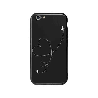 Coque Pour iPhone 6 Plus Avion Cœur - Coque Wiqeo 5€-10€, Estelle Adam, Illustration, iPhone 6 Plus Wiqeo, Déstockeur de Coques Pour iPhone