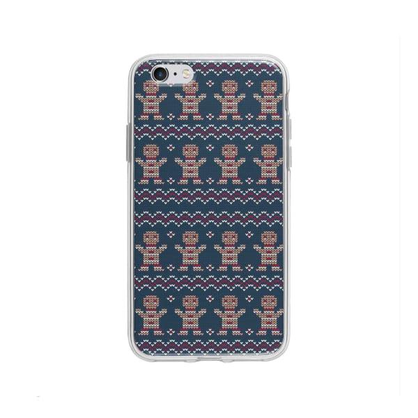 Coque Pour iPhone 6 Plus Biscuit de Noël Tricoté - Coque Wiqeo 5€-10€, Estelle Adam, iPhone 6 Plus, Motif, Noël Wiqeo, Déstockeur de Coques Pour iPhone