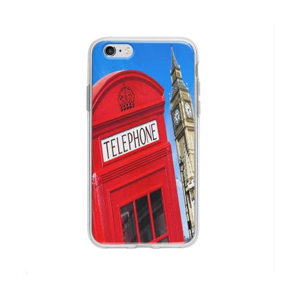 Coque Pour iPhone 6 Plus Cabine Téléphonique - Coque Wiqeo 5€-10€, Estelle Adam, Illustration, iPhone 6 Plus, U.K. Wiqeo, Déstockeur de Coques Pour iPhone