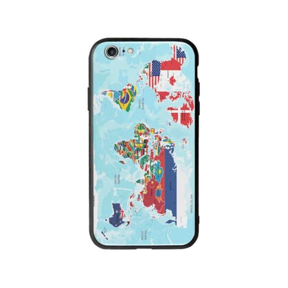 Coque Pour iPhone 6 Plus Carte du Monde - Coque Wiqeo 5€-10€, Estelle Adam, Illustration, iPhone 6 Plus Wiqeo, Déstockeur de Coques Pour iPhone