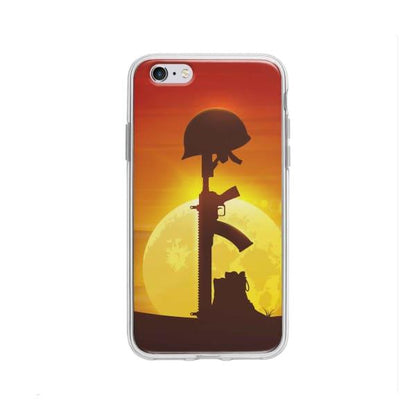 Coque Pour iPhone 6 Plus Casque et Fusil - Coque Wiqeo 5€-10€, Estelle Adam, Illustration, iPhone 6 Plus Wiqeo, Déstockeur de Coques Pour iPhone