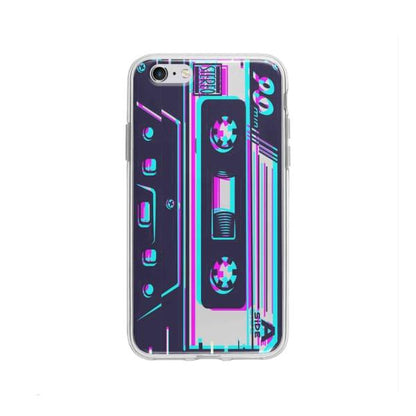 Coque Pour iPhone 6 Plus Cassette Glitché - Coque Wiqeo 5€-10€, Estelle Adam, Illustration, iPhone 6 Plus Wiqeo, Déstockeur de Coques Pour iPhone