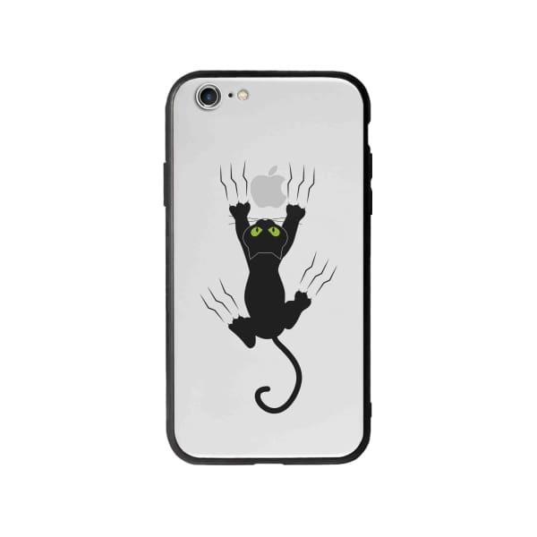 Coque Pour iPhone 6 Plus Chat Griffant - Coque Wiqeo 5€-10€, Géraud Fournier, Illustration, iPhone 6 Plus, Mignon Wiqeo, Déstockeur de Coques Pour iPhone