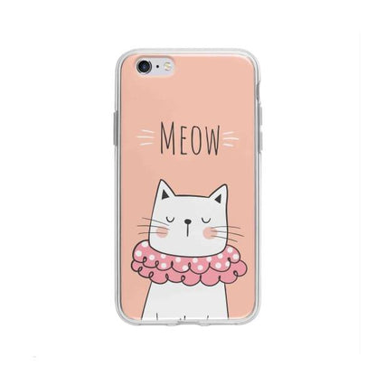 Coque Pour iPhone 6 Plus Chat Meow - Coque Wiqeo 5€-10€, Animaux, Géraud Fournier, iPhone 6 Plus, Mignon Wiqeo, Déstockeur de Coques Pour iPhone