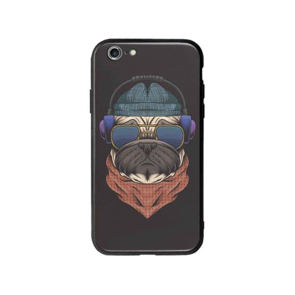 Coque Pour iPhone 6 Plus Chien Écouteurs - Coque Wiqeo 5€-10€, Animaux, Estelle Adam, Illustration, iPhone 6 Plus Wiqeo, Déstockeur de Coques Pour iPhone