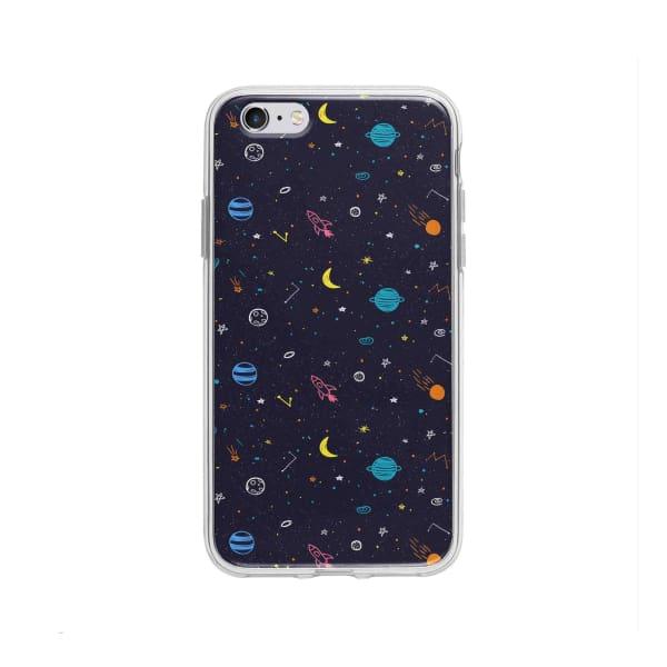 Coque Pour iPhone 6 Plus Dessin Galactique - Coque Wiqeo 5€-10€, Estelle Adam, Illustration, iPhone 6 Plus, Motif Wiqeo, Déstockeur de Coques Pour iPhone