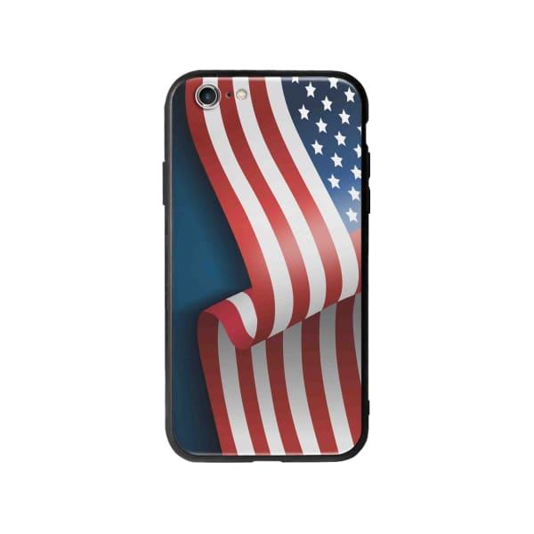 Coque Pour iPhone 6 Plus Drapeau U.S.A. - Coque Wiqeo 5€-10€, Drapeau, Estelle Adam, Illustration, iPhone 6 Plus Wiqeo, Déstockeur de Coques Pour iPhone