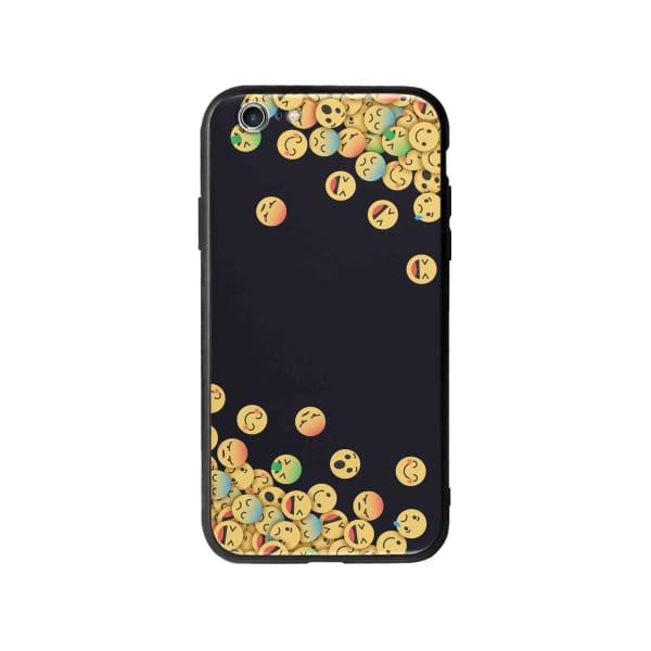 Coque Pour iPhone 6 Plus Emojis Tombants - Coque Wiqeo 5€-10€, Estelle Adam, iPhone 6 Plus, Motif Wiqeo, Déstockeur de Coques Pour iPhone