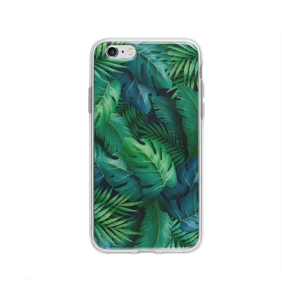 Coque Pour iPhone 6 Plus Feuillage Tropical - Coque Wiqeo 5€-10€, Estelle Adam, Feuilles, iPhone 6 Plus, Motif Wiqeo, Déstockeur de Coques Pour iPhone