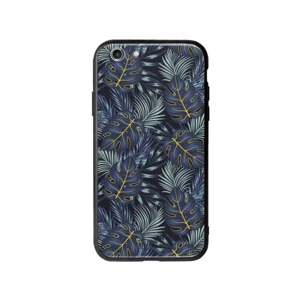 Coque Pour iPhone 6 Plus Feuilles Bleuâtres - Coque Wiqeo 5€-10€, Estelle Adam, Feuilles, iPhone 6 Plus, Motif Wiqeo, Déstockeur de Coques Pour iPhone