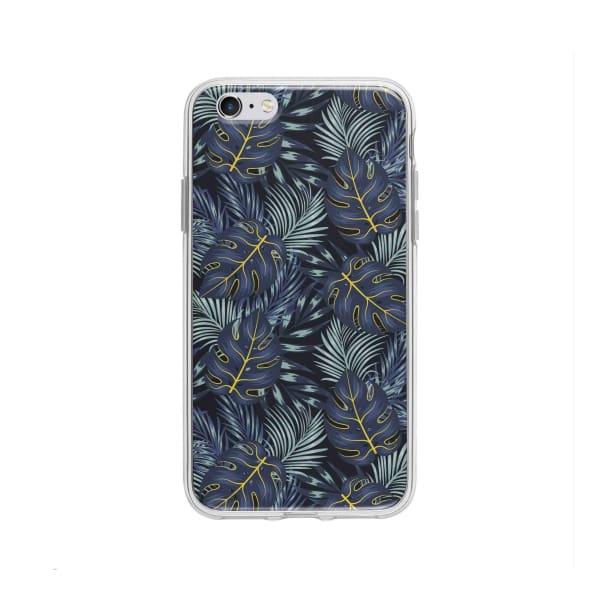 Coque Pour iPhone 6 Plus Feuilles Bleuâtres - Coque Wiqeo 5€-10€, Estelle Adam, Feuilles, iPhone 6 Plus, Motif Wiqeo, Déstockeur de Coques Pour iPhone