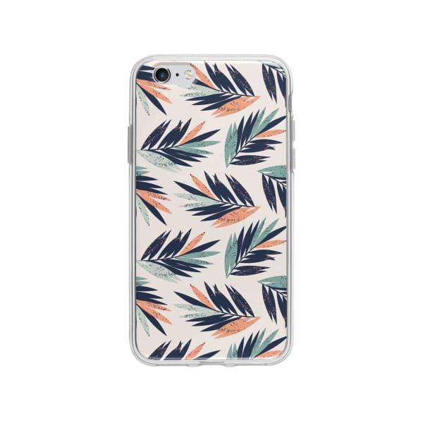 Coque Pour iPhone 6 Plus Feuilles Tropicales - Coque Wiqeo 5€-10€, Estelle Adam, Feuilles, iPhone 6 Plus, Motif Wiqeo, Déstockeur de Coques Pour iPhone