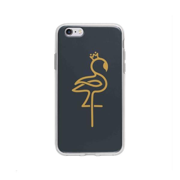 Coque Pour iPhone 6 Plus Flamant Rose Linéaire - Coque Wiqeo 5€-10€, Animaux, Estelle Adam, iPhone 6 Plus, Motif Wiqeo, Déstockeur de Coques Pour iPhone