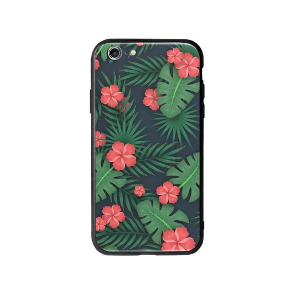 Coque Pour iPhone 6 Plus Flore Exotique - Coque Wiqeo 5€-10€, Estelle Adam, Feuilles, Fleur, iPhone 6 Plus, Motif Wiqeo, Déstockeur de Coques Pour iPhone