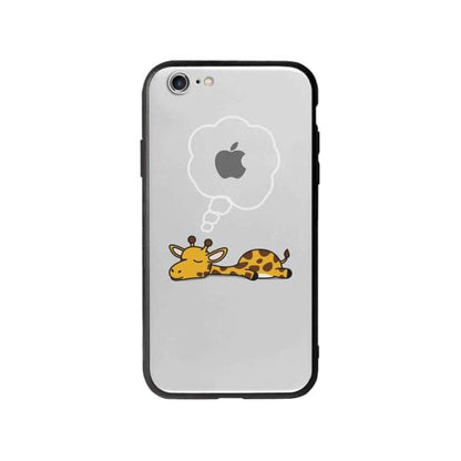 Coque Pour iPhone 6 Plus Girafe Endormie - Coque Wiqeo 5€-10€, Animaux, Estelle Adam, Illustration, iPhone 6 Plus Wiqeo, Déstockeur de Coques Pour iPhone