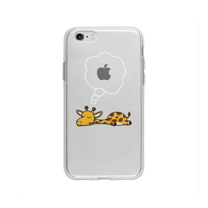 Coque Pour iPhone 6 Plus Girafe Endormie - Coque Wiqeo 5€-10€, Animaux, Estelle Adam, Illustration, iPhone 6 Plus Wiqeo, Déstockeur de Coques Pour iPhone