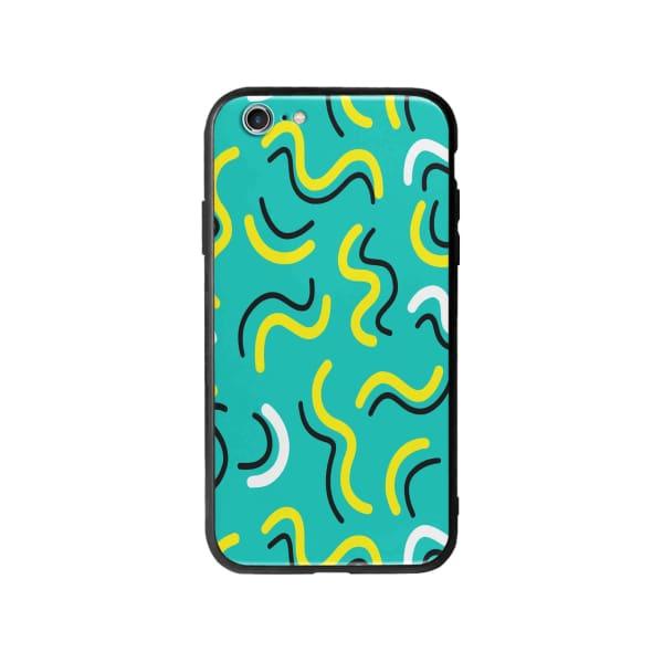 Coque Pour iPhone 6 Plus Griffonnages Turquois - Coque Wiqeo 5€-10€, Estelle Adam, iPhone 6 Plus, Motif Wiqeo, Déstockeur de Coques Pour iPhone