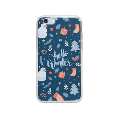 Coque Pour iPhone 6 Plus "Hello Winter" - Coque Wiqeo 5€-10€, Estelle Adam, iPhone 6 Plus, Motif Wiqeo, Déstockeur de Coques Pour iPhone