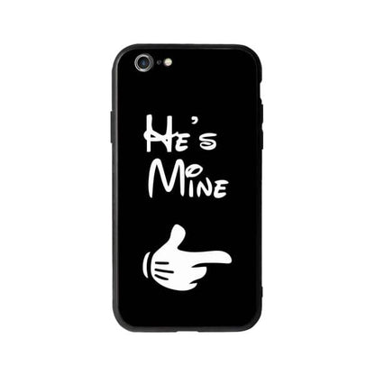 Coque Pour iPhone 6 Plus "He's Mine" - Coque Wiqeo 5€-10€, Couple, iPhone 6 Plus, Mireille Lachapelle Wiqeo, Déstockeur de Coques Pour iPhone