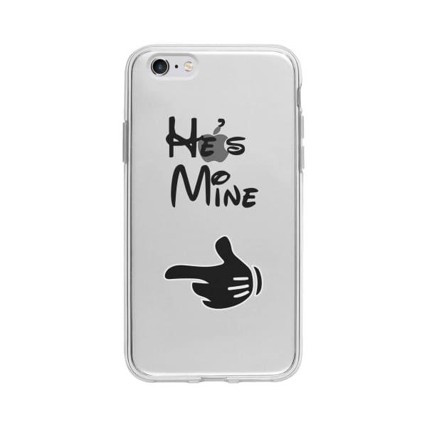 Coque Pour iPhone 6 Plus "He's Mine" - Coque Wiqeo 5€-10€, Couple, iPhone 6 Plus, Mireille Lachapelle Wiqeo, Déstockeur de Coques Pour iPhone
