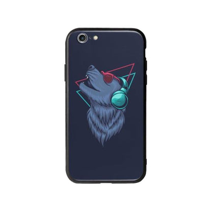 Coque Pour iPhone 6 Plus Loup Extatique - Coque Wiqeo 5€-10€, Estelle Adam, Illustration, iPhone 6 Plus, Motif Wiqeo, Déstockeur de Coques Pour iPhone