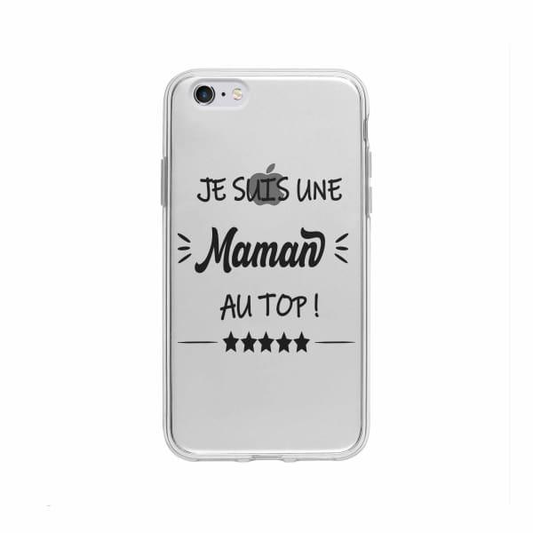 Coque Pour iPhone 6 Plus "Maman au Top" - Coque Wiqeo 5€-10€, Géraud Fournier, iPhone 6 Plus, Mignon Wiqeo, Déstockeur de Coques Pour iPhone