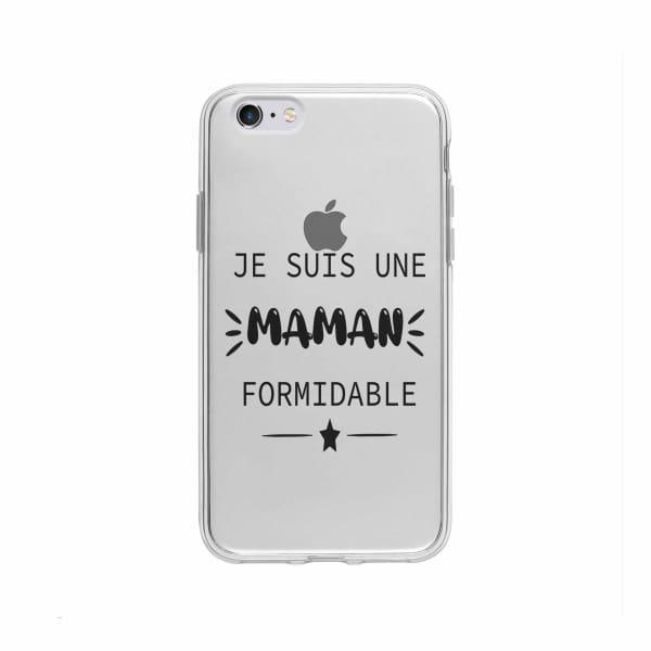 Coque Pour iPhone 6 Plus "Maman Formidable" - Coque Wiqeo 5€-10€, Géraud Fournier, iPhone 6 Plus, Mignon Wiqeo, Déstockeur de Coques Pour iPhone