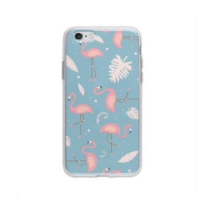 Coque Pour iPhone 6 Plus Motif Flamant Rose - Coque Wiqeo 5€-10€, Estelle Adam, Feuilles, iPhone 6 Plus, Motif Wiqeo, Déstockeur de Coques Pour iPhone