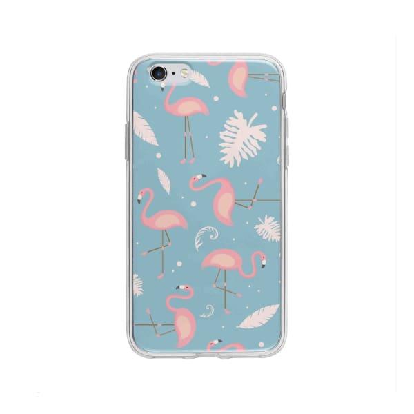 Coque Pour iPhone 6 Plus Motif Flamant Rose - Coque Wiqeo 5€-10€, Estelle Adam, Feuilles, iPhone 6 Plus, Motif Wiqeo, Déstockeur de Coques Pour iPhone