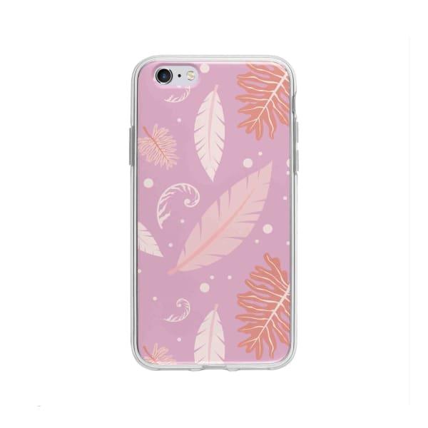 Coque Pour iPhone 6 Plus Nature Rose - Coque Wiqeo 5€-10€, Estelle Adam, Feuilles, iPhone 6 Plus, Motif Wiqeo, Déstockeur de Coques Pour iPhone