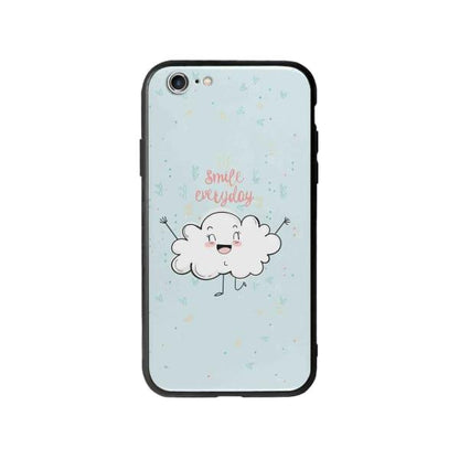 Coque Pour iPhone 6 Plus Nuage Souriant - Coque Wiqeo 5€-10€, Géraud Fournier, Illustration, iPhone 6 Plus, Mignon Wiqeo, Déstockeur de Coques Pour iPhone