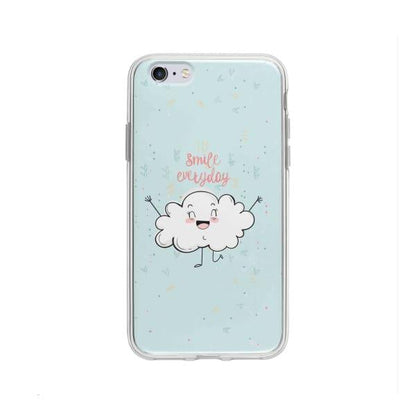 Coque Pour iPhone 6 Plus Nuage Souriant - Coque Wiqeo 5€-10€, Géraud Fournier, Illustration, iPhone 6 Plus, Mignon Wiqeo, Déstockeur de Coques Pour iPhone