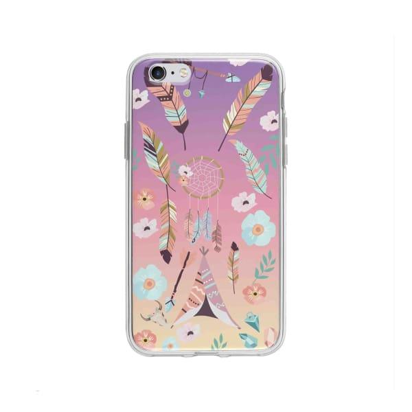 Coque Pour iPhone 6 Plus Ornements Boho - Coque Wiqeo 5€-10€, Estelle Adam, Illustration, iPhone 6 Plus Wiqeo, Déstockeur de Coques Pour iPhone