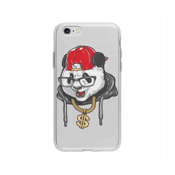 Coque Pour iPhone 6 Plus Panda Hiphop - Coque Wiqeo 5€-10€, Animaux, Estelle Adam, Illustration, iPhone 6 Plus Wiqeo, Déstockeur de Coques Pour iPhone