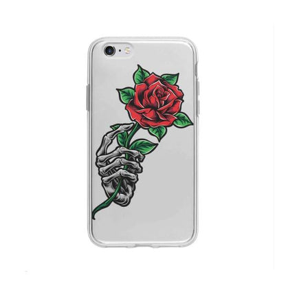 Coque Pour iPhone 6 Plus Rose Squelette - Coque Wiqeo 5€-10€, Albert Dupont, Fleur, iPhone 6 Plus, Squelette Wiqeo, Déstockeur de Coques Pour iPhone