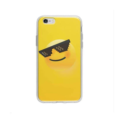 Coque Pour iPhone 6 Plus Smiley Lunettes - Coque Wiqeo 5€-10€, Estelle Adam, Illustration, iPhone 6 Plus Wiqeo, Déstockeur de Coques Pour iPhone