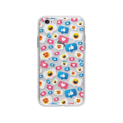 Coque Pour iPhone 6 Plus Smileys - Coque Wiqeo 5€-10€, Géraud Fournier, iPhone 6 Plus, Mignon, Motif Wiqeo, Déstockeur de Coques Pour iPhone