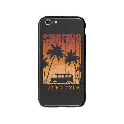 Coque Pour iPhone 6 Plus "Surfing Lifestyle" - Coque Wiqeo 5€-10€, Estelle Adam, Illustration, iPhone 6 Plus, Motif Wiqeo, Déstockeur de Coques Pour iPhone